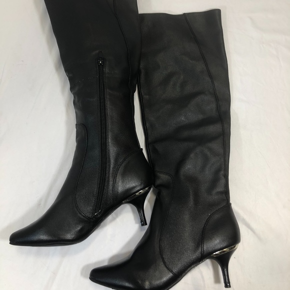 Tall Order Black Knee High Boots - Picture 4 of 7